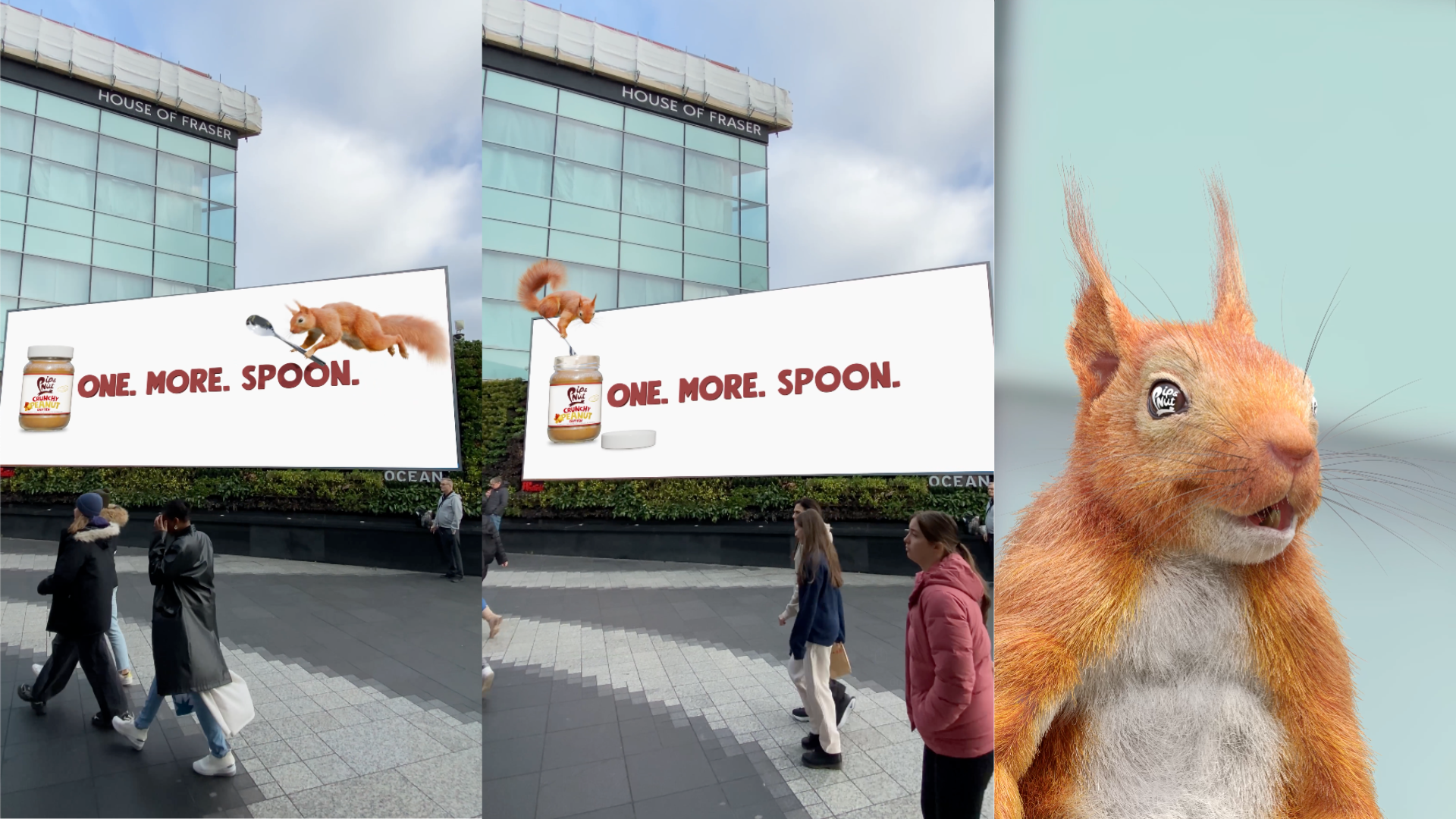 Fooh Studios chosen for Pip & Nut virtual out of home campaign